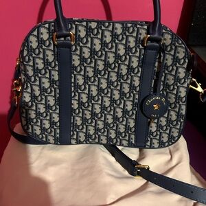 Dio Blue Patterned Women's Bag